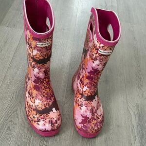 Hunter x Target girl’s Multicolor Patterned Rain Boots